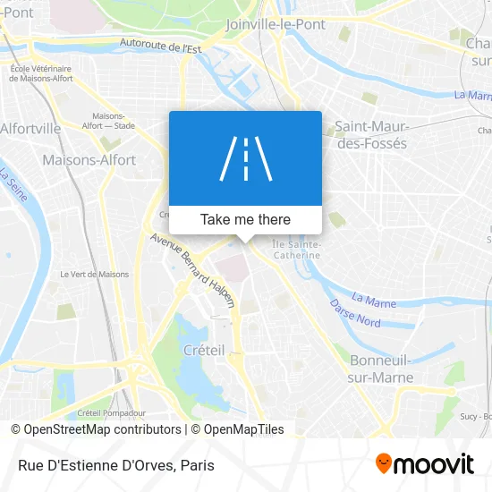 Rue D'Estienne D'Orves map