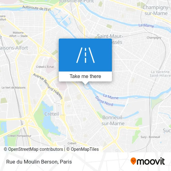 Rue du Moulin Berson map