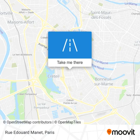 Rue Edouard Manet map