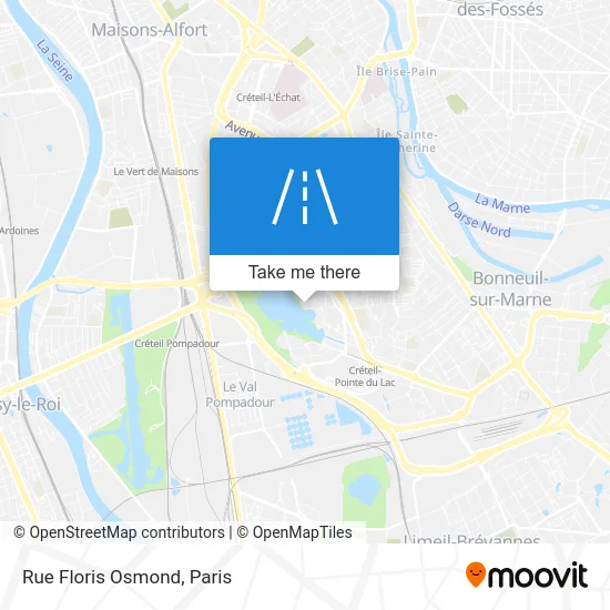 Rue Floris Osmond map