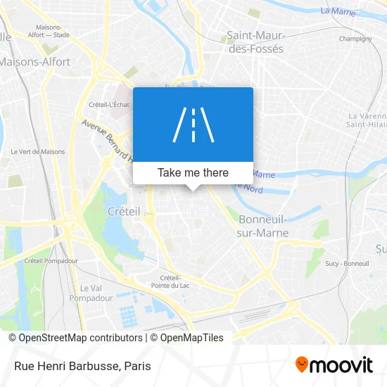 Rue Henri Barbusse map
