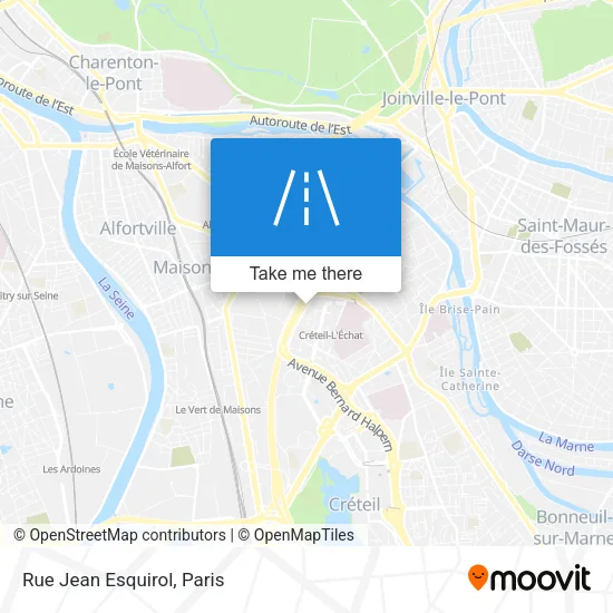 Rue Jean Esquirol map
