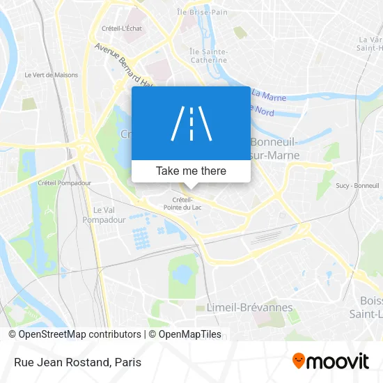 Rue Jean Rostand map