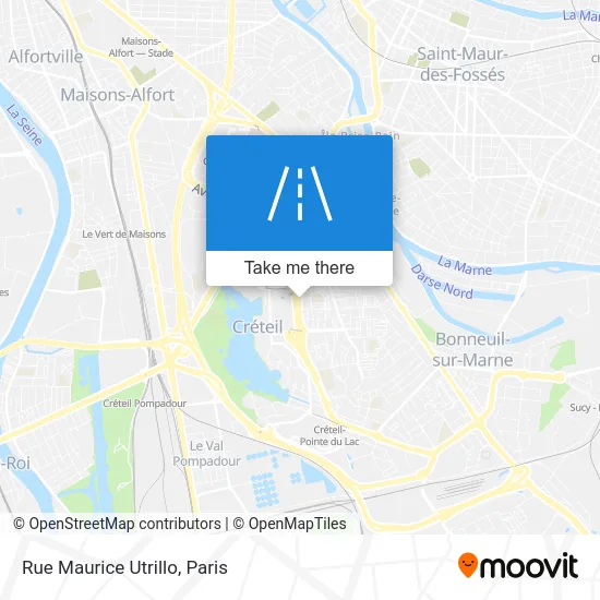 Rue Maurice Utrillo map