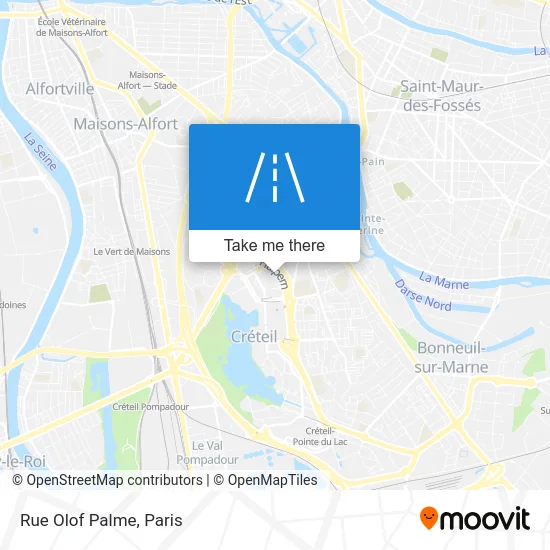 Rue Olof Palme map