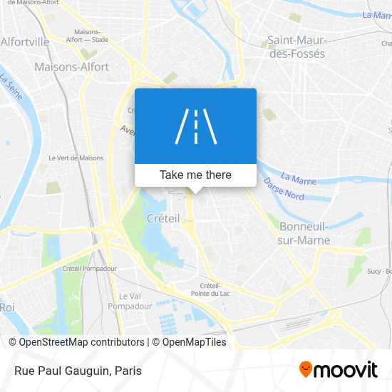 Rue Paul Gauguin map