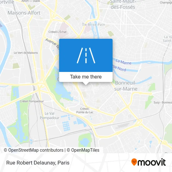 Rue Robert Delaunay map