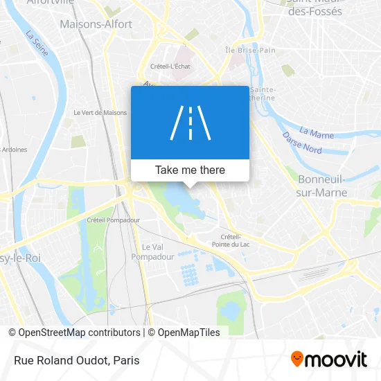 Rue Roland Oudot map