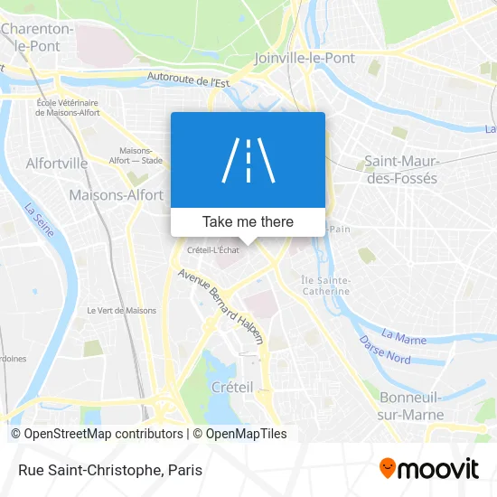 Rue Saint-Christophe map