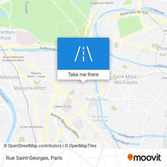 Rue Saint-Georges map