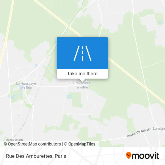 Rue Des Amourettes map