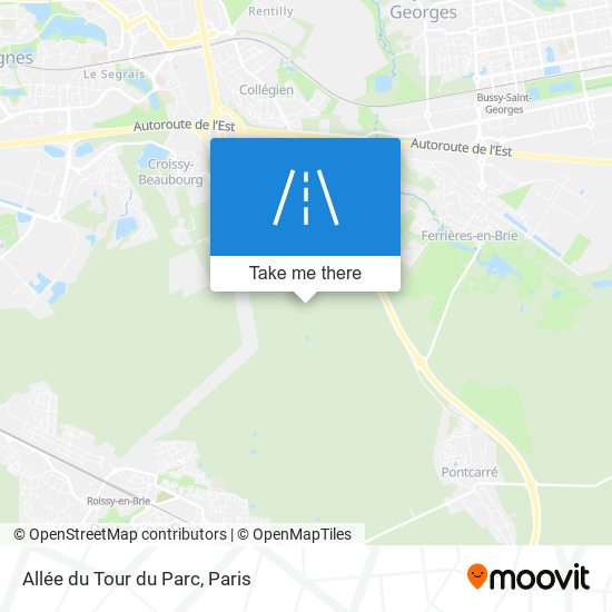 Allée Du Tour Du Parc map