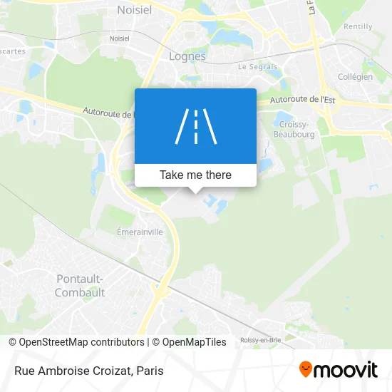 Rue Ambroise Croizat map