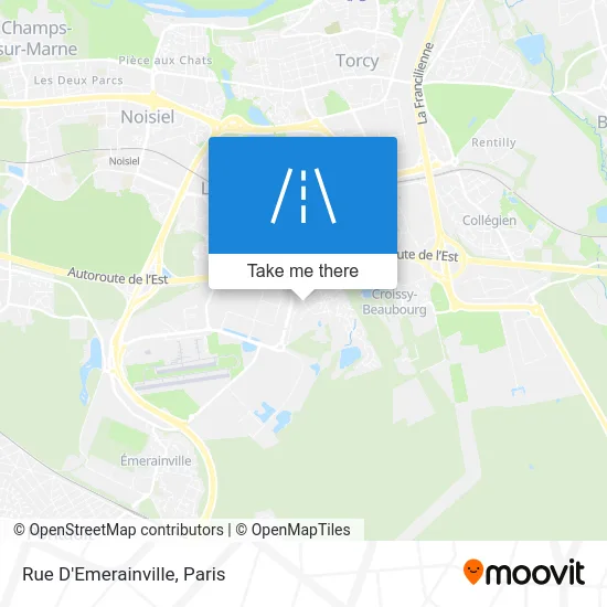 Rue D'Emerainville map