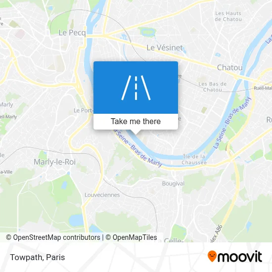 Chemin de Halage map