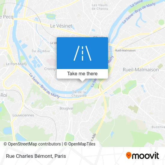 Rue Charles Bémont map