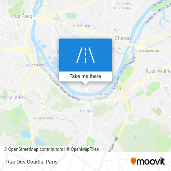 Rue Des Courlis map