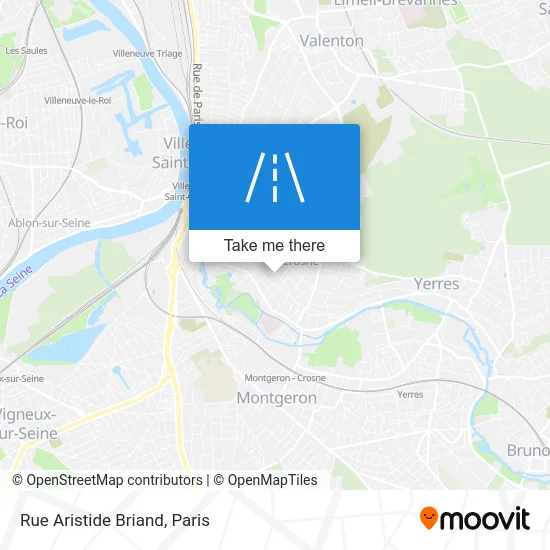 Rue Aristide Briand map