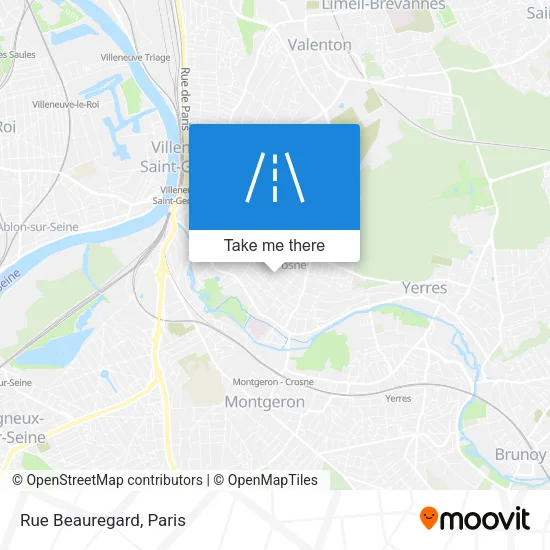 Rue Beauregard map