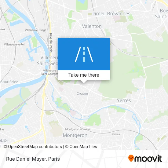 Rue Daniel Mayer map