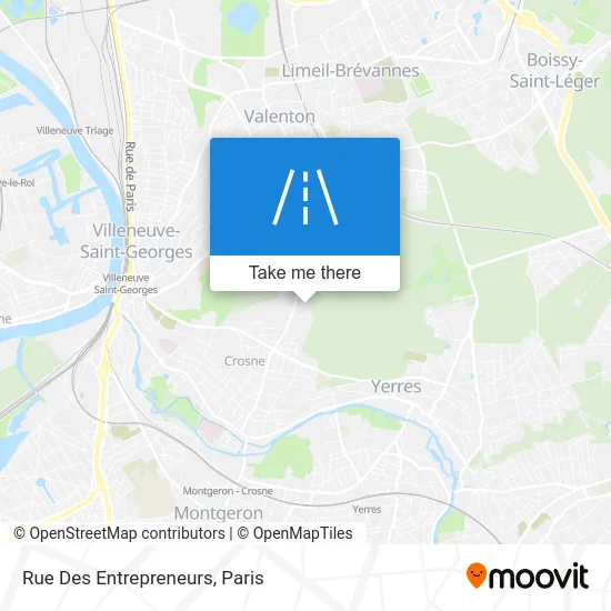 Rue Des Entrepreneurs map