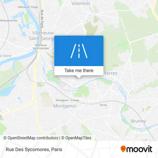 Rue Des Sycomores map