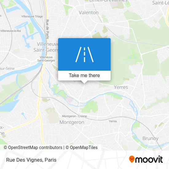 Rue Des Vignes map
