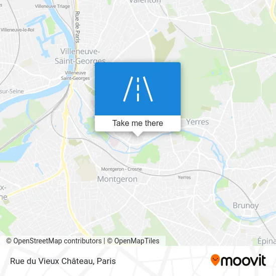 Rue du Vieux Château map