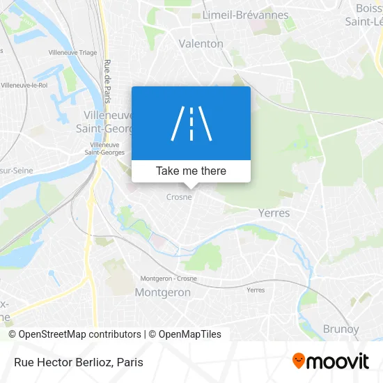 Rue Hector Berlioz map