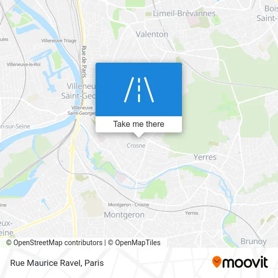Rue Maurice Ravel map