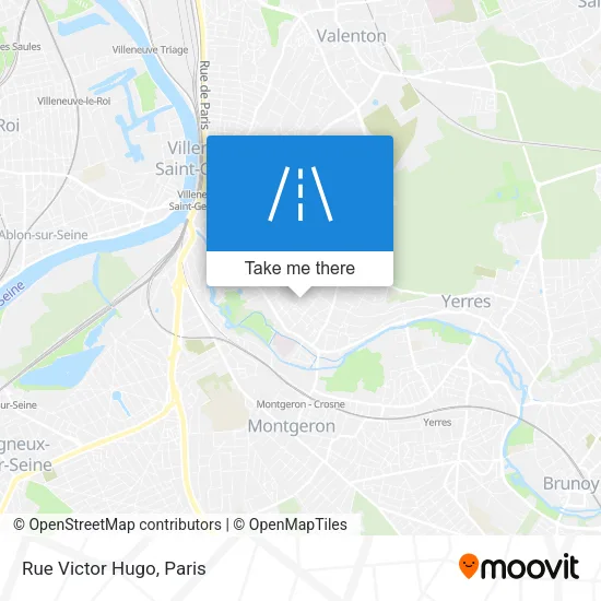 Rue Victor Hugo map