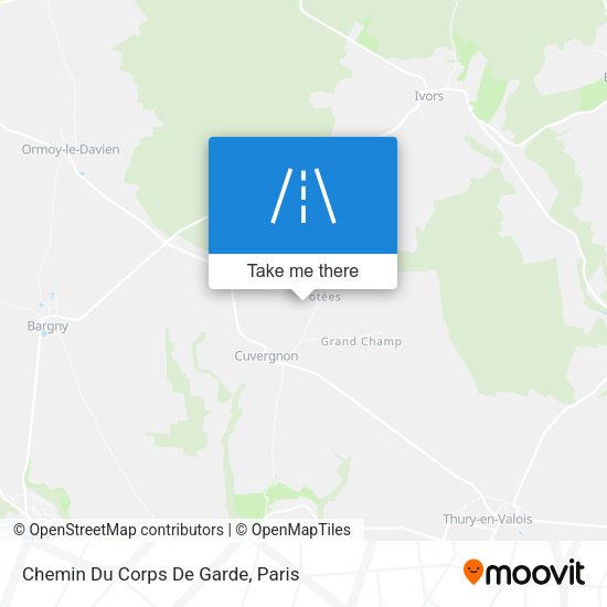 Chemin Du Corps De Garde map
