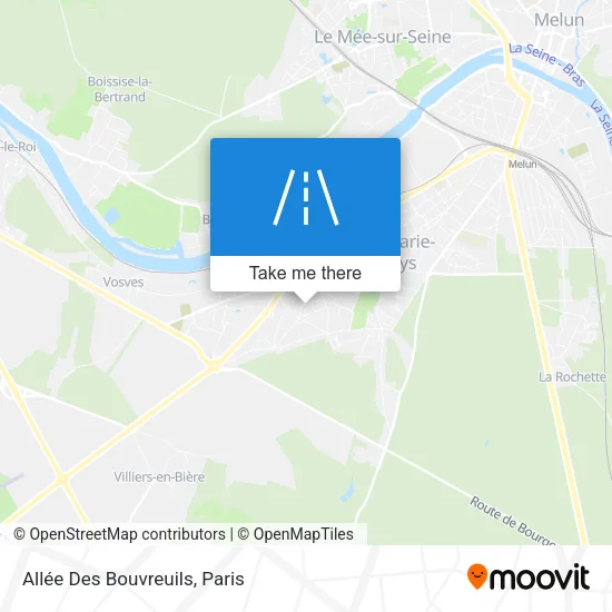 Allée Des Bouvreuils map
