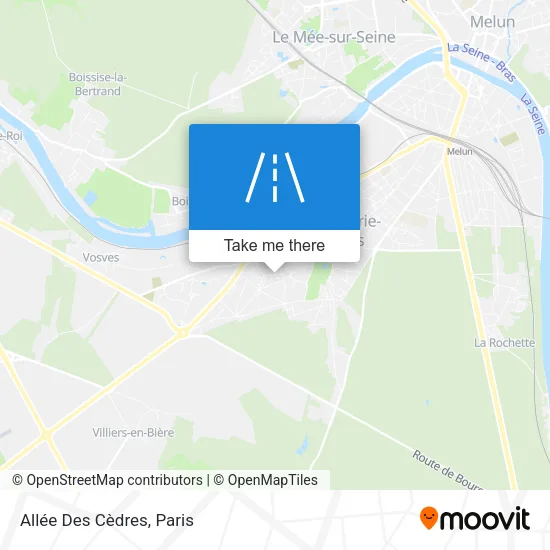 Allée Des Cèdres map