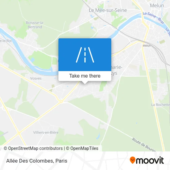 Allée Des Colombes map