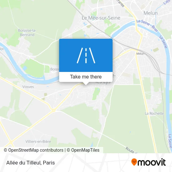 Allée du Tilleul map