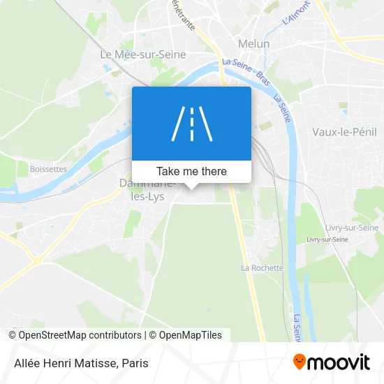 Allée Henri Matisse map