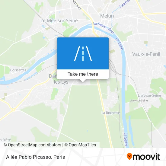 Allée Pablo Picasso map