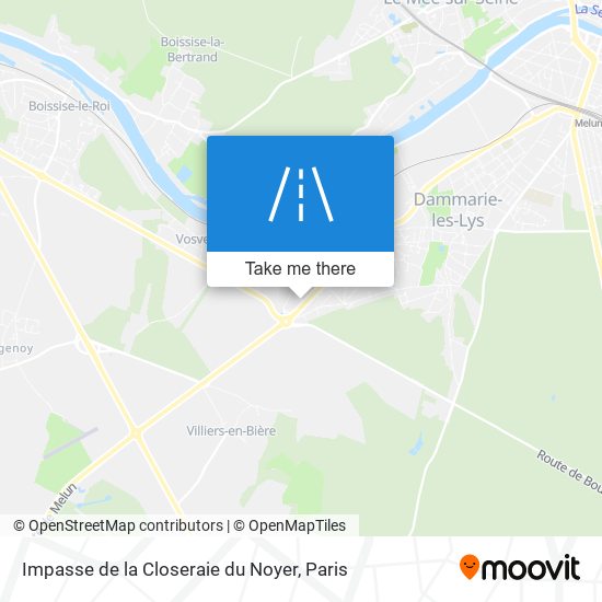 Mapa Impasse de la Closeraie du Noyer