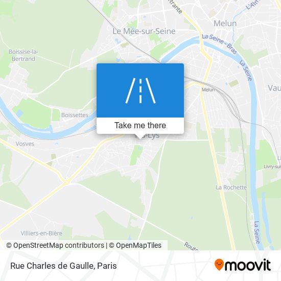 Mapa Rue Charles de Gaulle