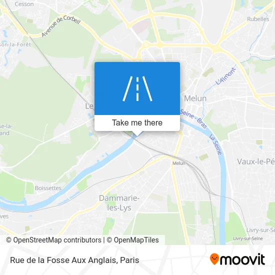 Rue de la Fosse Aux Anglais map