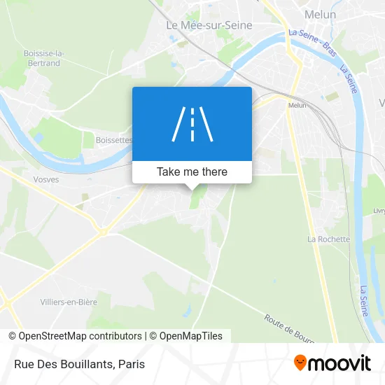 Rue Des Bouillants map