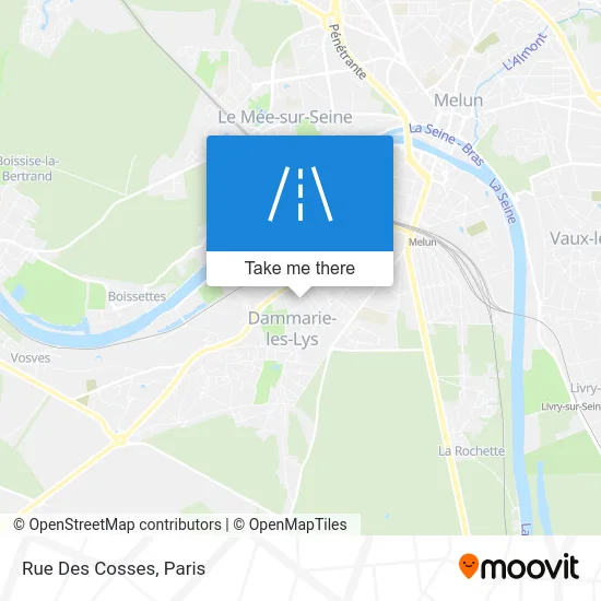 Rue Des Cosses map
