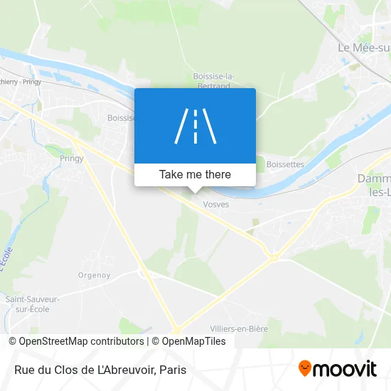 Rue du Clos de L'Abreuvoir map
