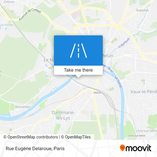 Rue Eugène Delaroue map