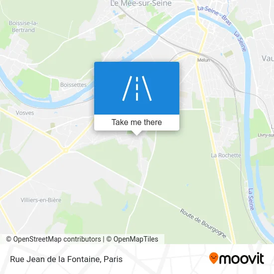 Rue Jean de la Fontaine map