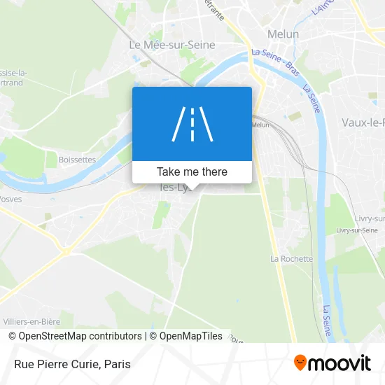Rue Pierre Curie map
