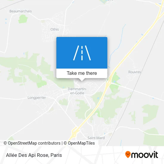 Allée Des Api Rose map