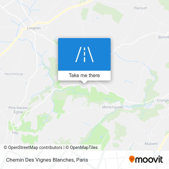 Chemin Des Vignes Blanches map
