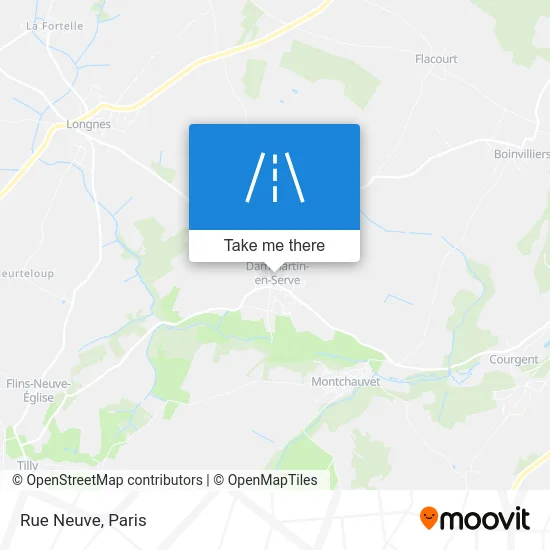 Mapa Rue Neuve